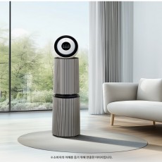 LG 퓨리케어 오브제컬렉션 AI 360도 공기청정기 AS335NSAC 샌드베이지